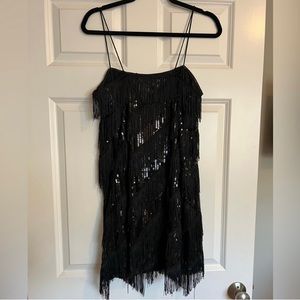 forever 21 sequin fringe dress